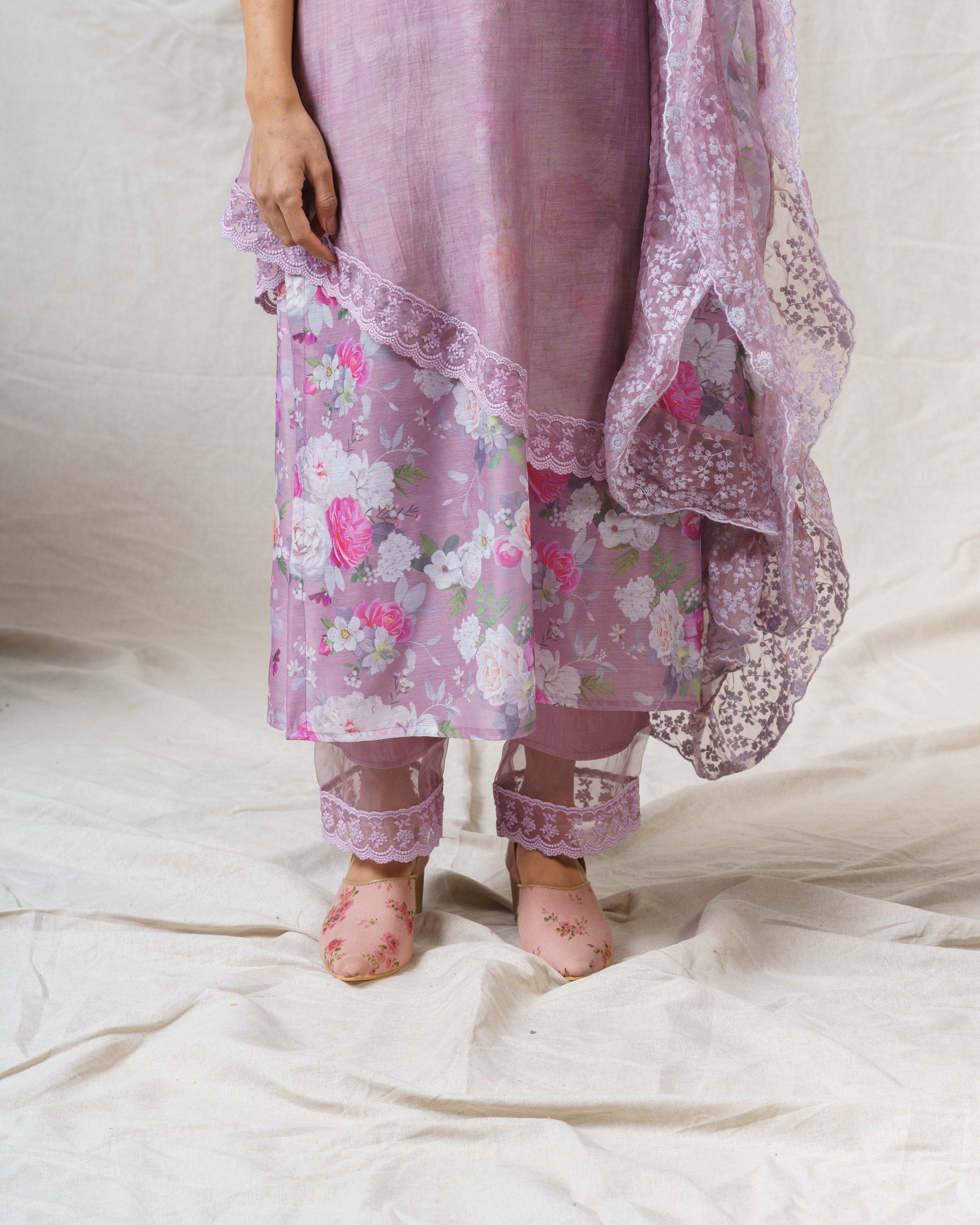 Opera Mauve ensemble-set of 3 - Naaz By Noor