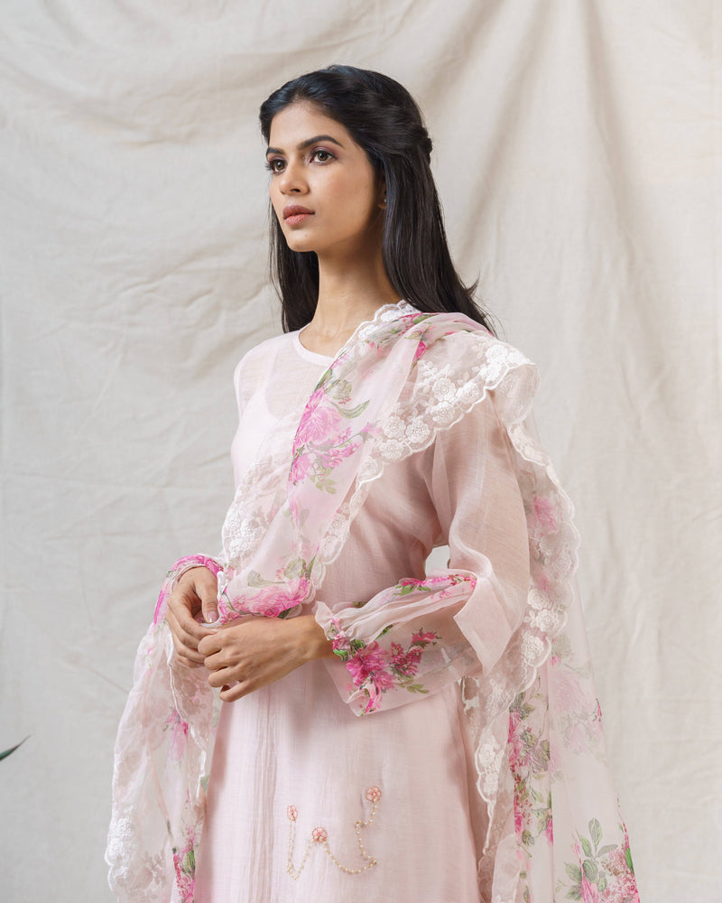SALTED PINK ENSEMBLE - Naaz By Noor