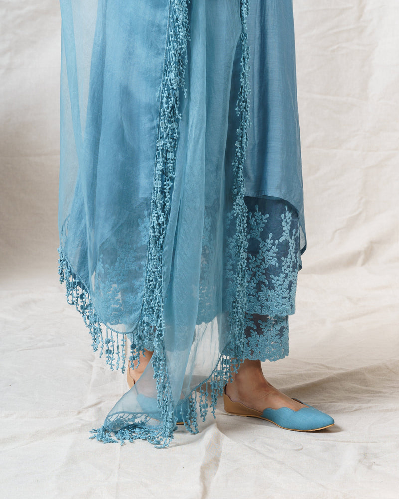 LIVID BLUE ENSEMBLE - Naaz By Noor