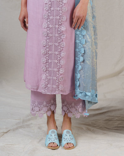 LAVENDER ROSE ENSEMBLE - Naaz By Noor