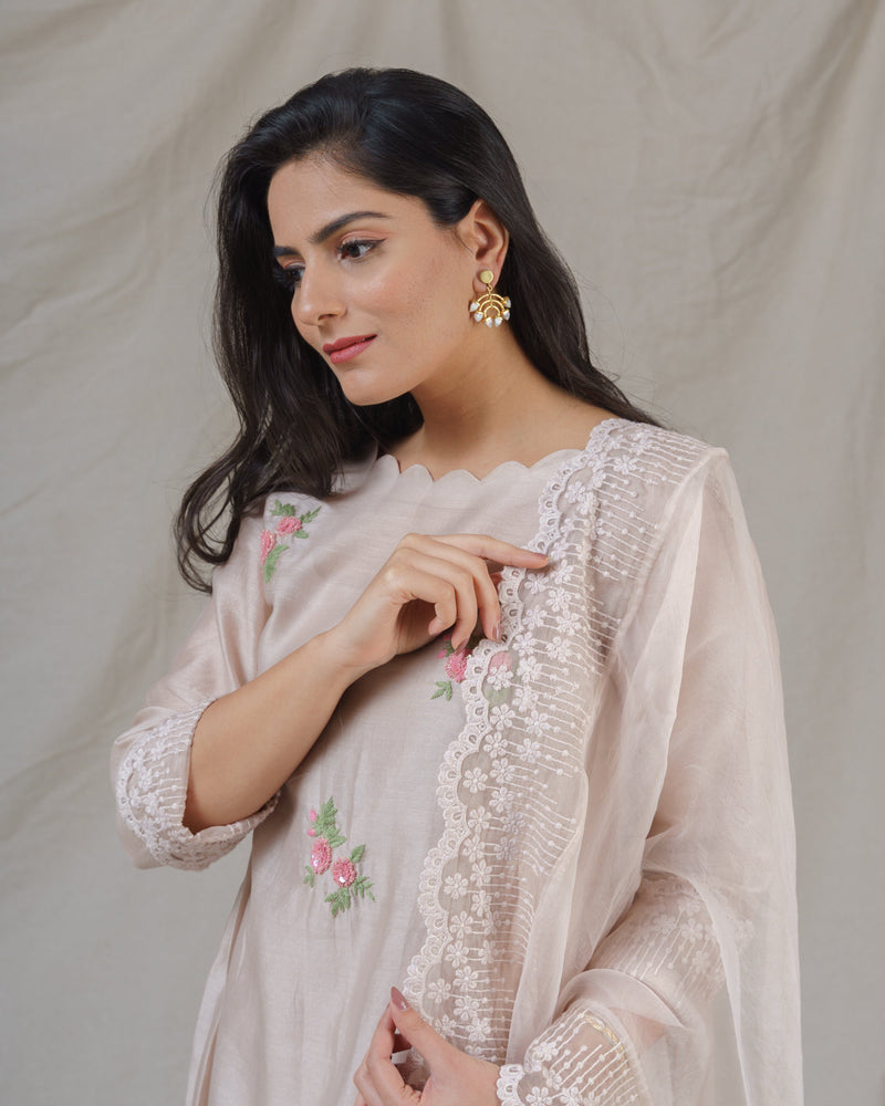 Spray Rose ensemble ( with dupatta ) - Naaz By Noor