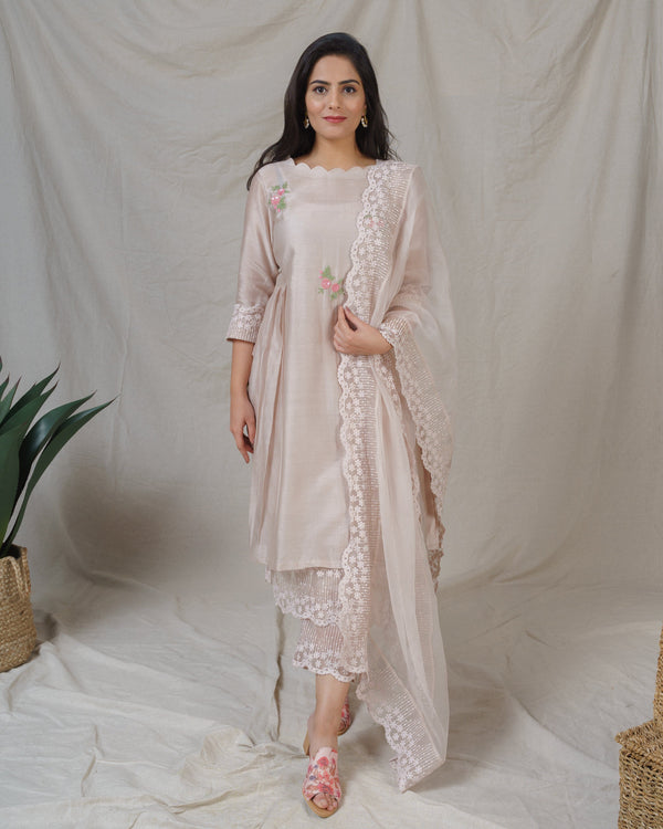 Spray Rose ensemble ( with dupatta ) - Naaz By Noor