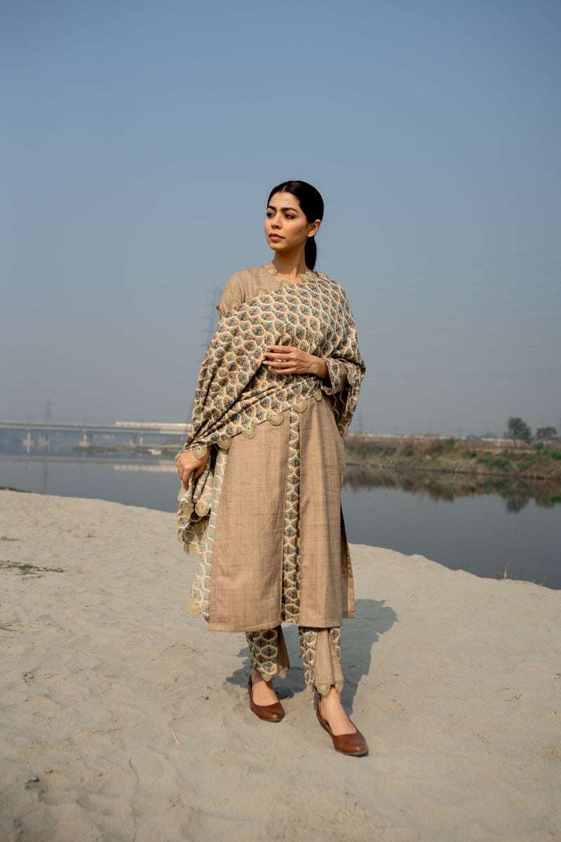 SUBAH BEIGE - SET OF 3 Naaz By Noor 