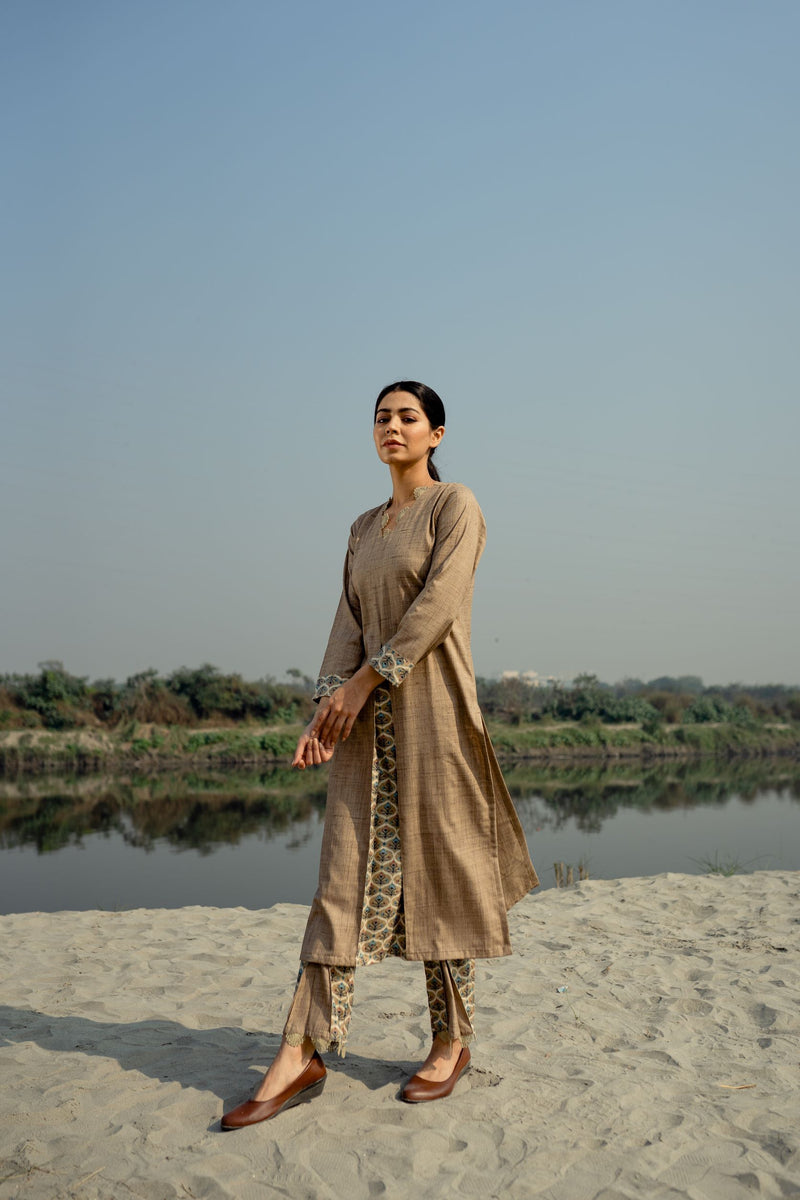 SUBAH BEIGE - SET OF 3 Naaz By Noor 
