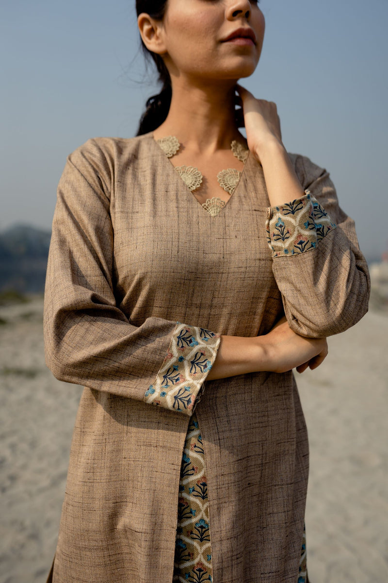 SUBAH BEIGE - SET OF 3 Naaz By Noor 