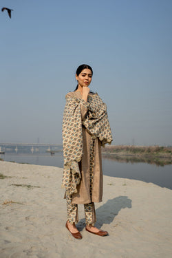 SUBAH BEIGE - SET OF 3 Naaz By Noor 
