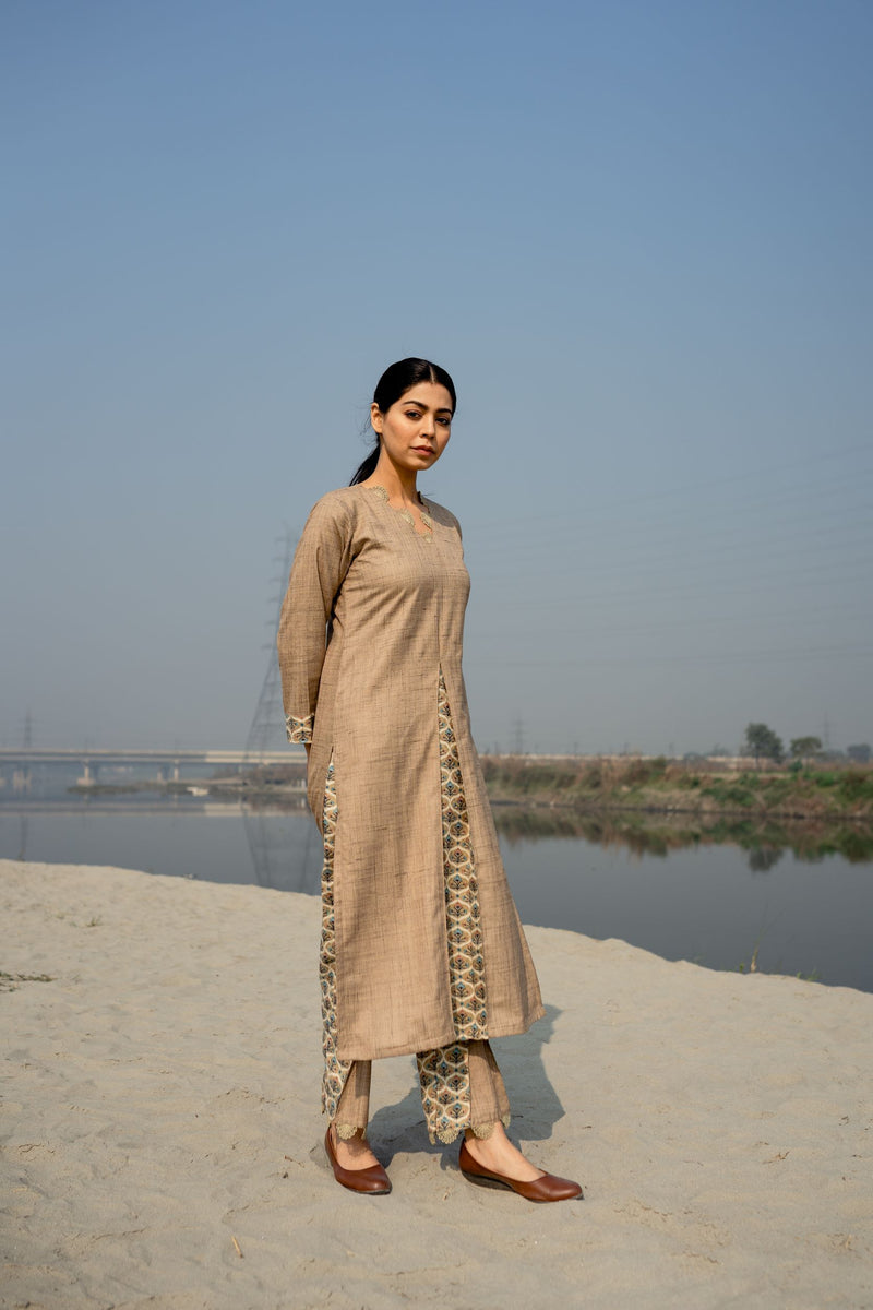 SUBAH BEIGE - SET OF 3 Naaz By Noor 