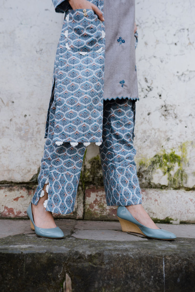 SUBAH CAPE SET- SET OF 3 Naaz By Noor 