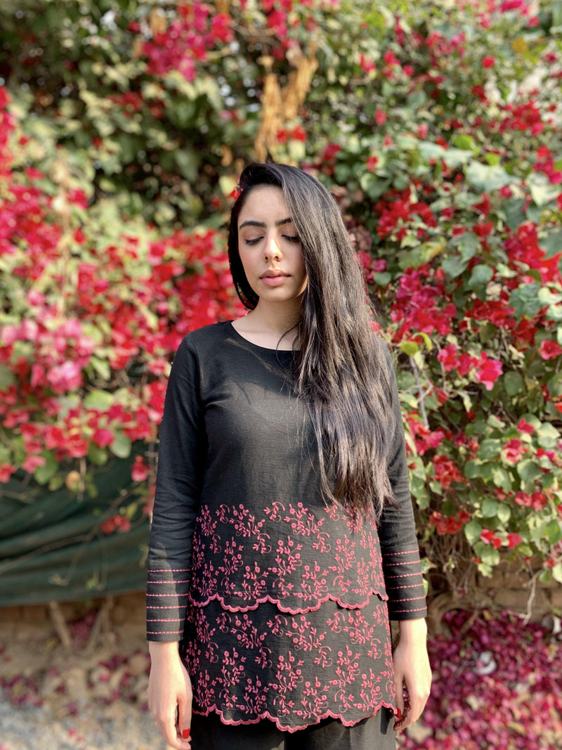 subah- classic black Naaz By Noor 