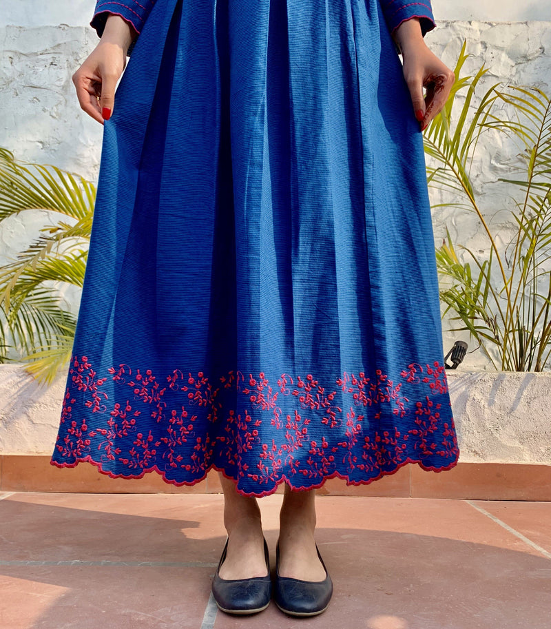 subah - classic blue Naaz By Noor 