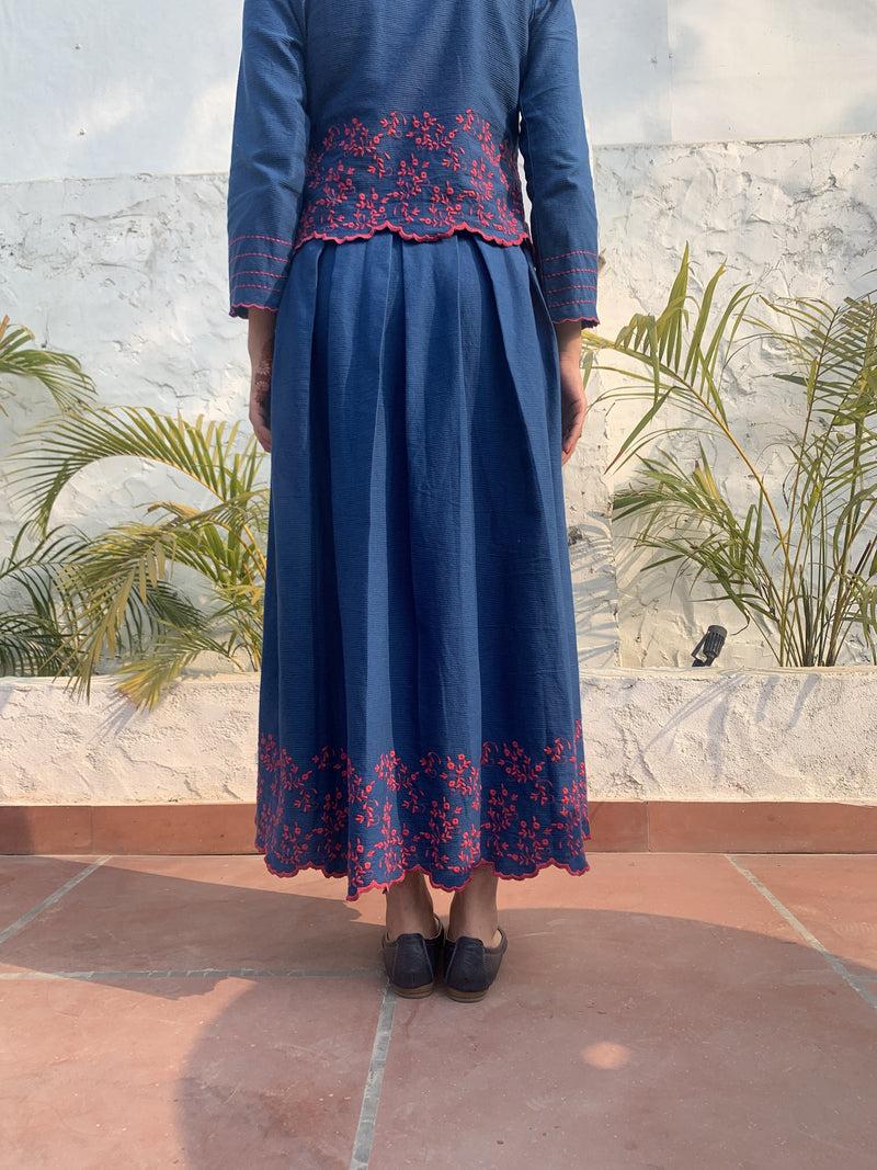 subah - classic blue Naaz By Noor 