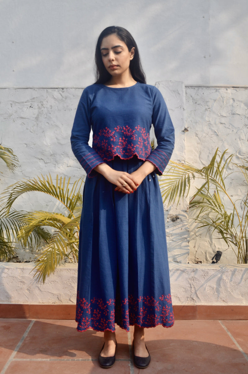 subah - classic blue Naaz By Noor 