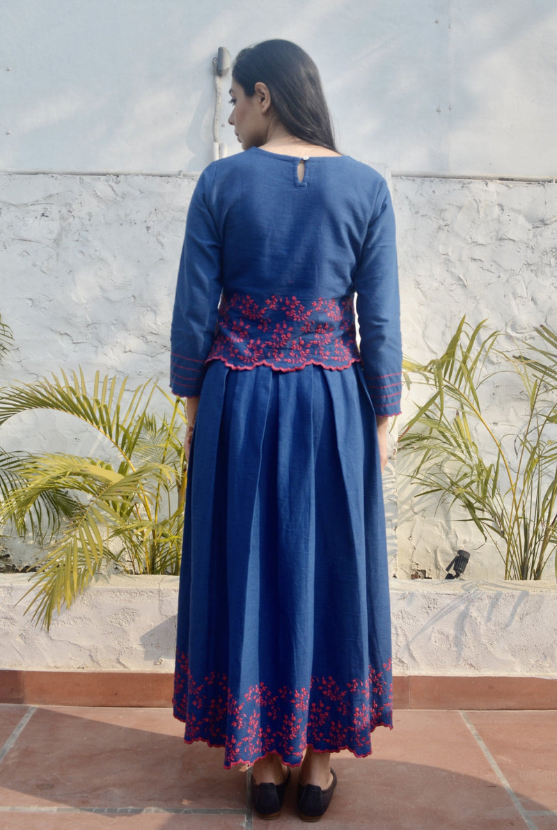 subah - classic blue Naaz By Noor 