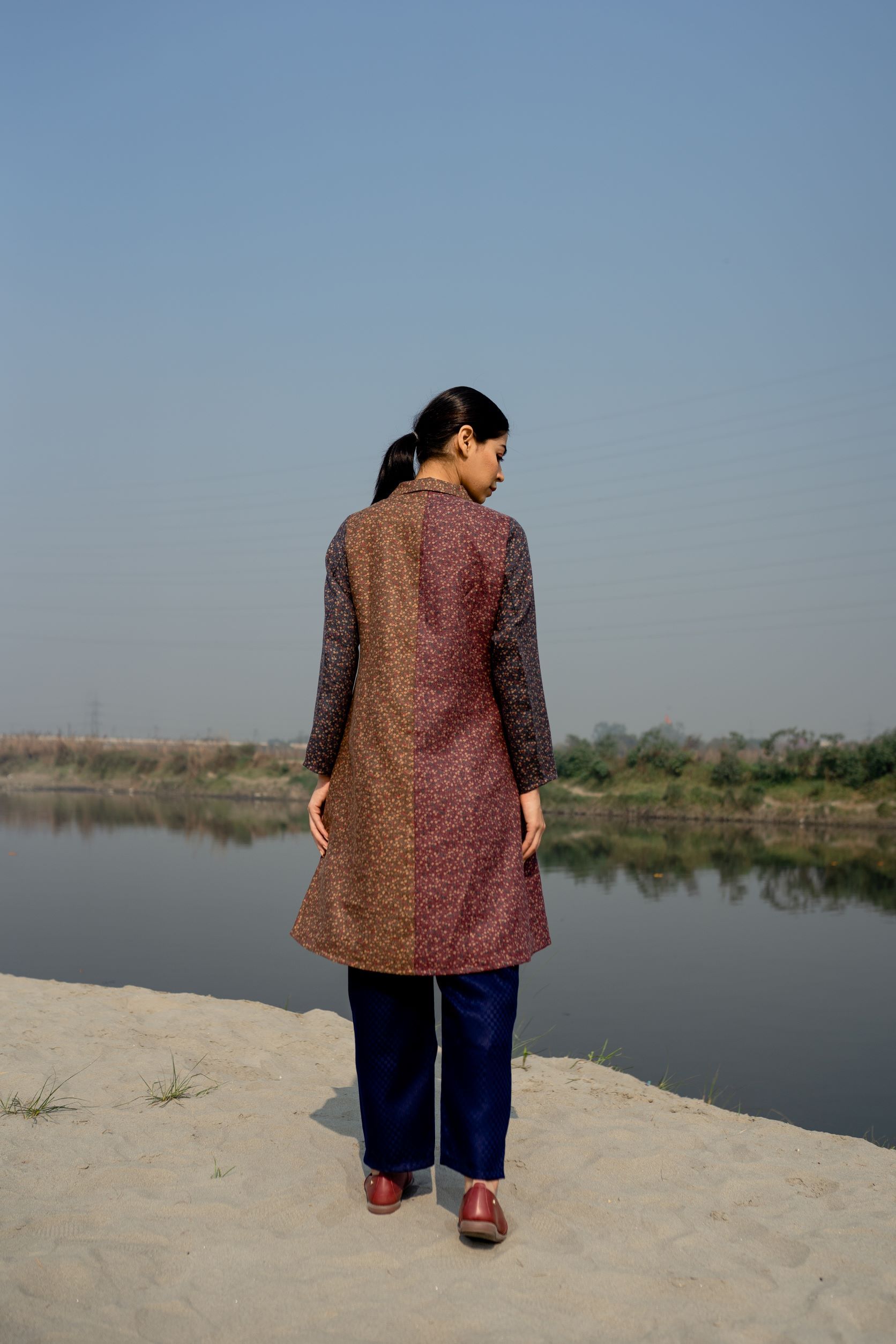 SUBAH COAT SET- SET OF 3 Naaz By Noor 