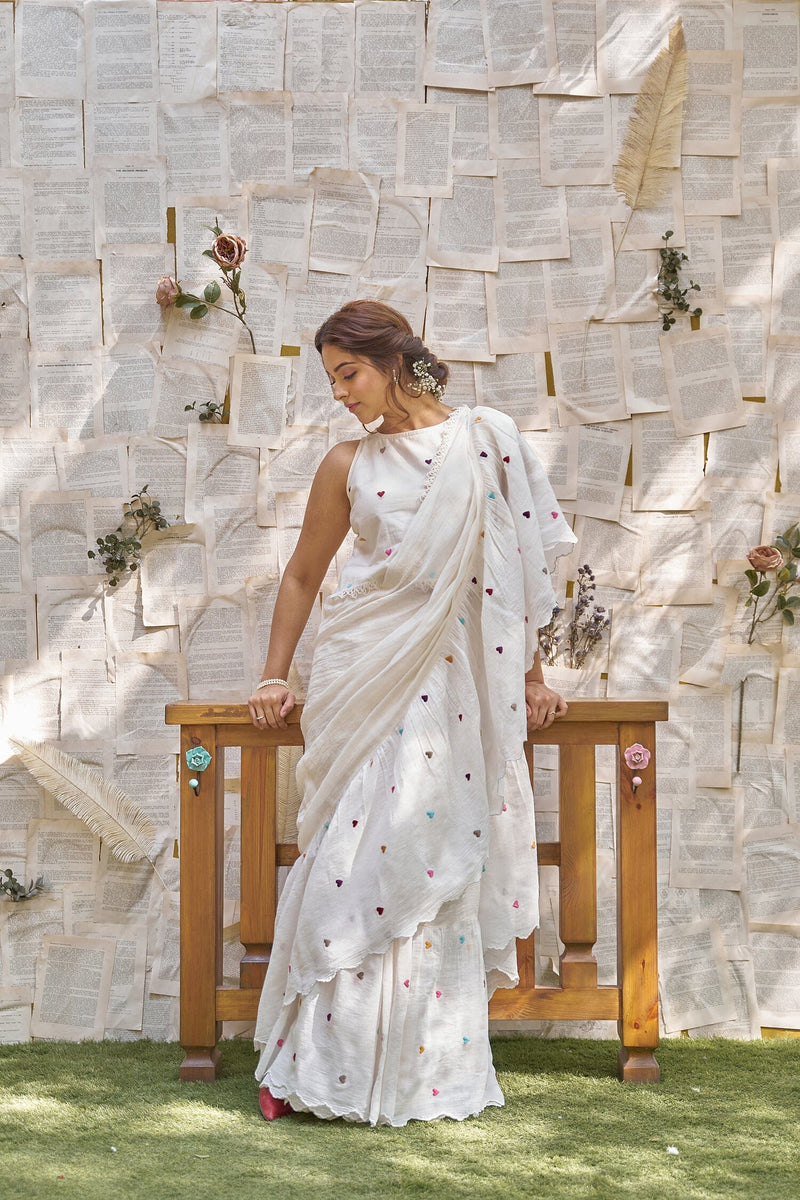Update more than 215 white petticoat for saree super hot