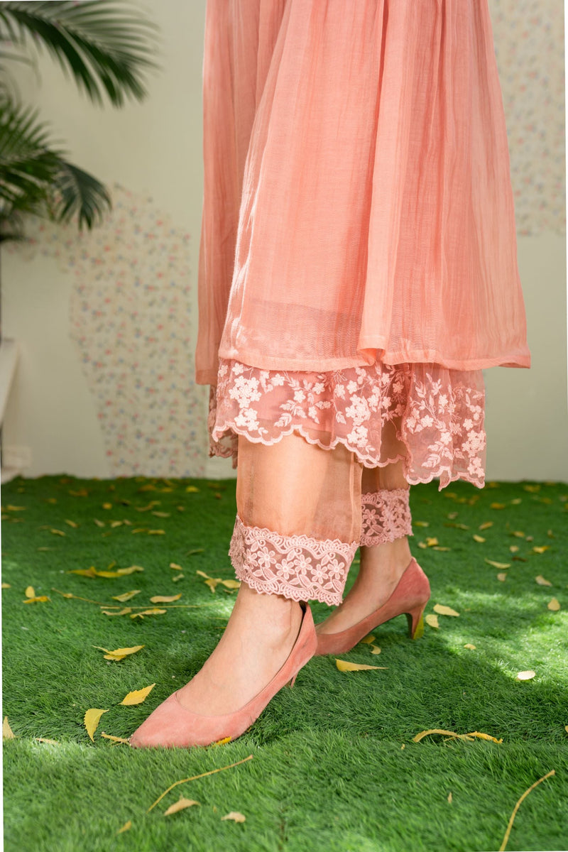 UNDER THE NEEM- powder pink( set of 2) Naaz By Noor 