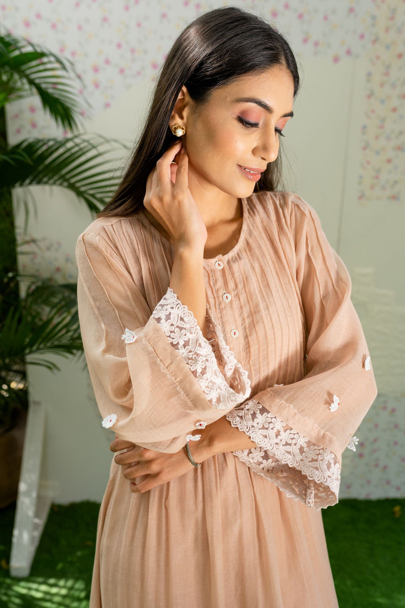 UNDER THE NEEM- soft beige( set of 3) Naaz By Noor 