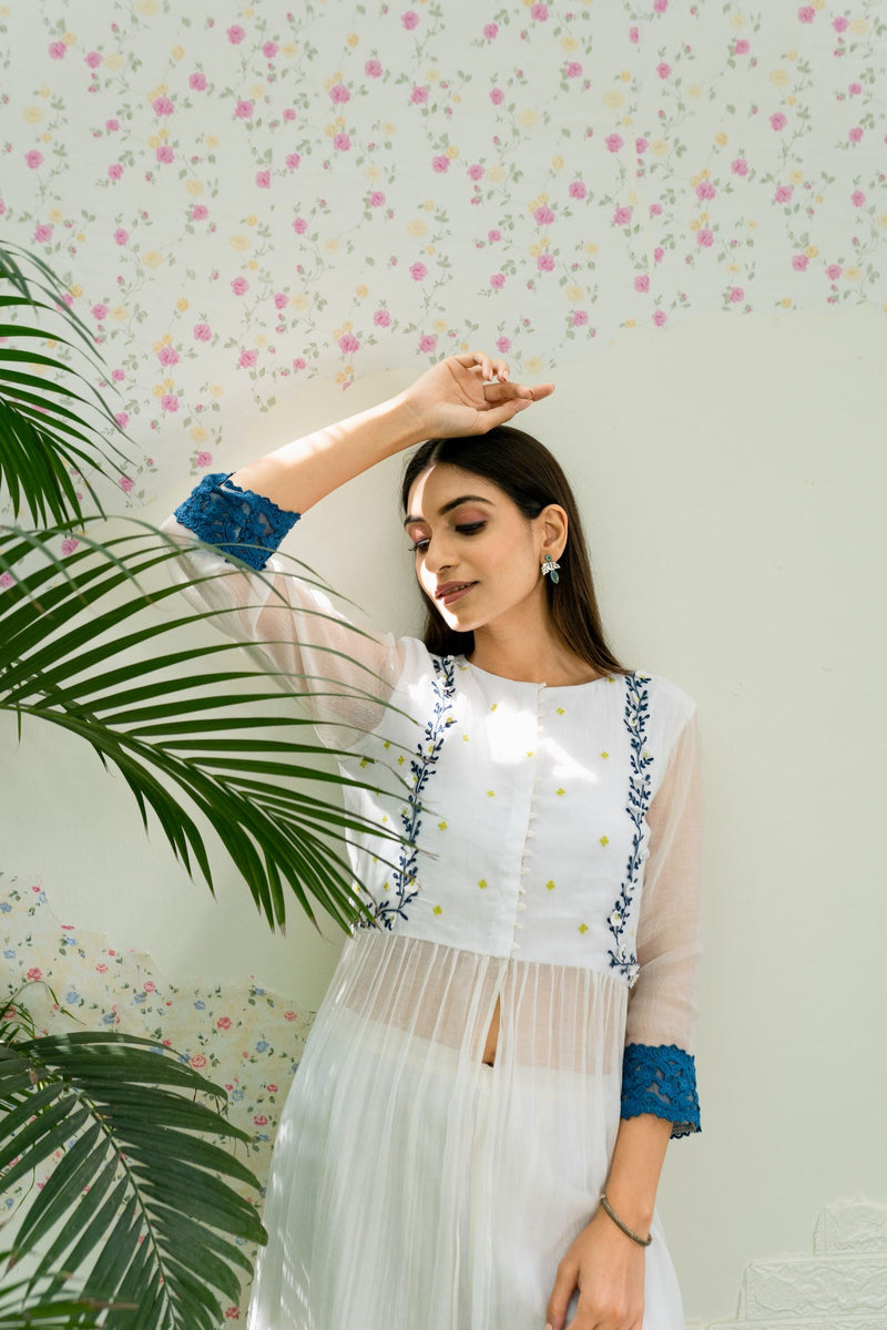 UNDER THE NEEM- white ( set of 3) Naaz By Noor 