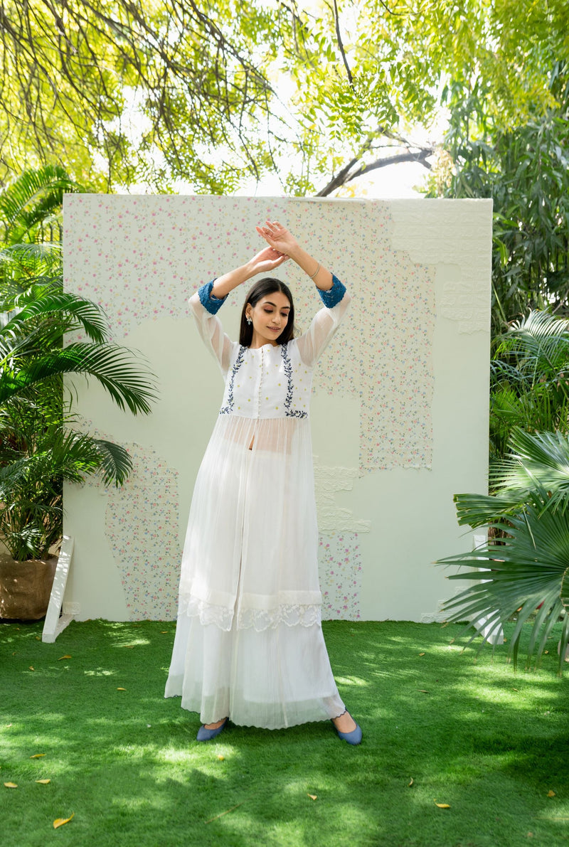 UNDER THE NEEM- white ( set of 3) Naaz By Noor 