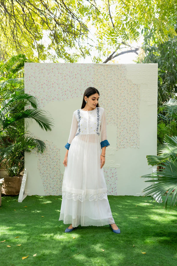 UNDER THE NEEM- white ( set of 3) Naaz By Noor 