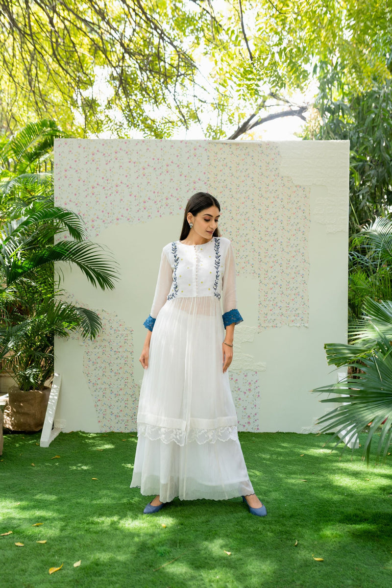 UNDER THE NEEM- white ( set of 3) Naaz By Noor 