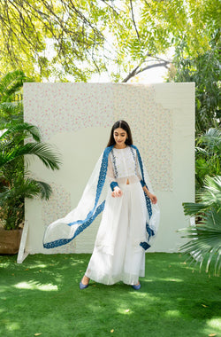 UNDER THE NEEM- white ( set of 3) Naaz By Noor 